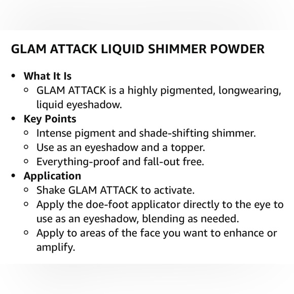Haus Laboratories Glam Attack Liquid Shimmer Powder -CHAINED BALLERINA - Picture 4 of 4